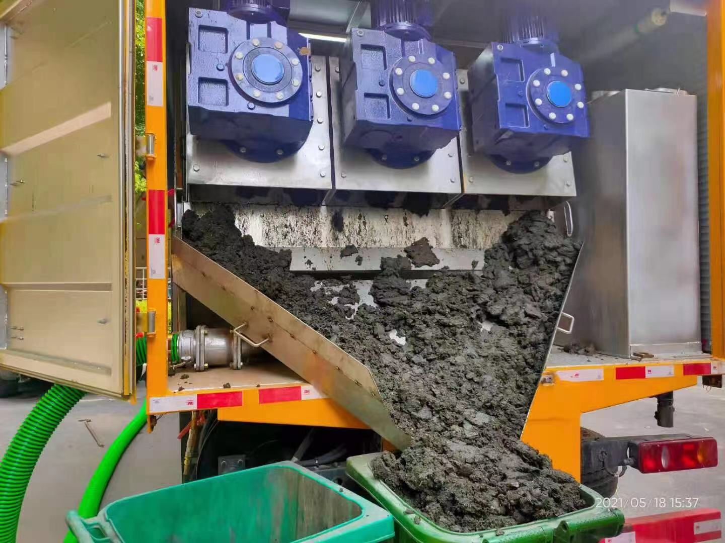 迁安化粪池清掏城市维护站-泥浆净化干湿分离处理